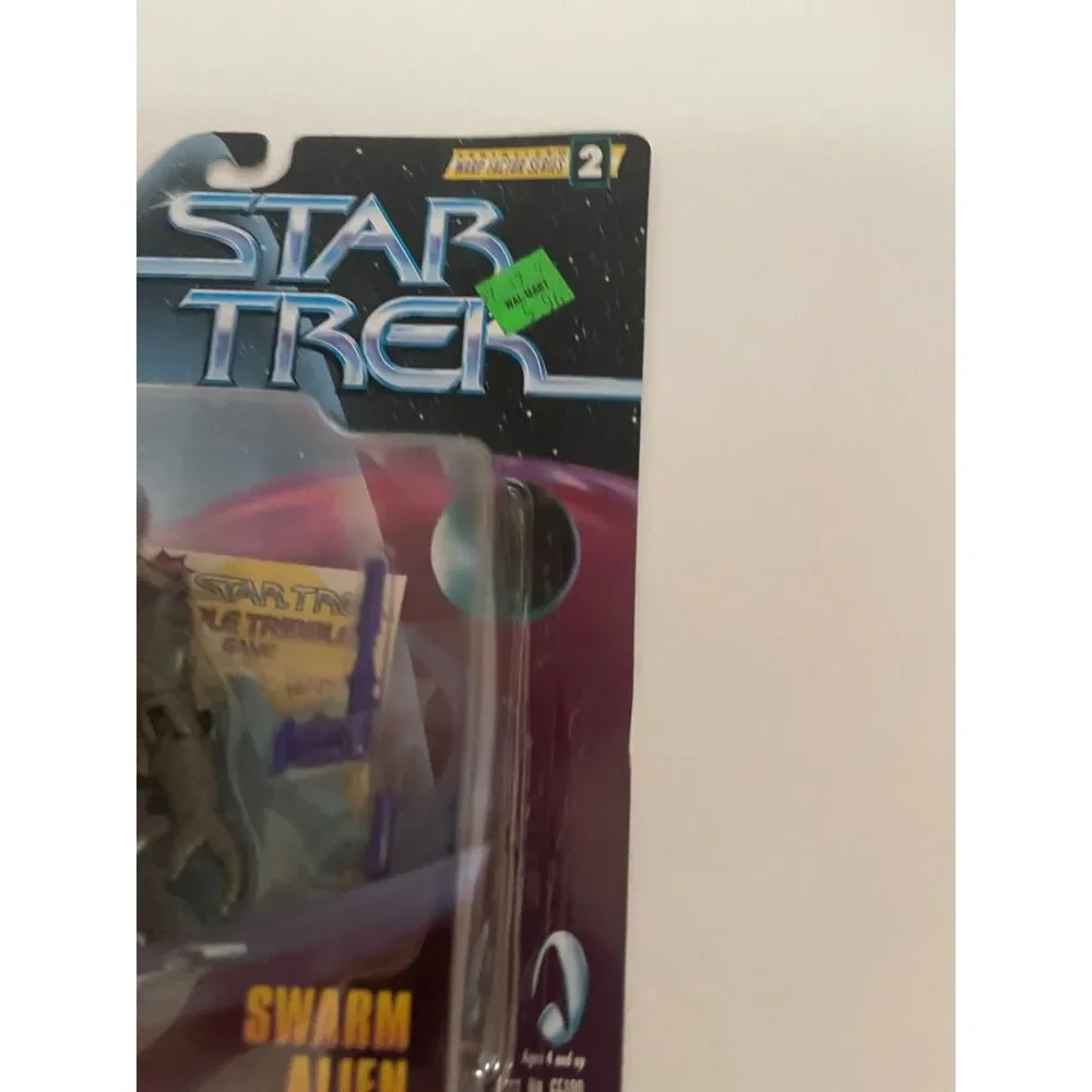 Vintage Star Trek Swarm Alien Warp Factor Series Playmates Purple Guns Varient